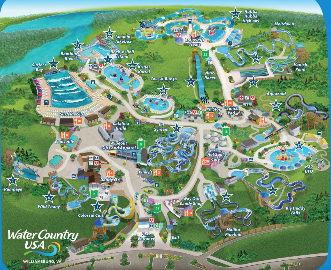 Water Country Usa Map 2024 United States Map